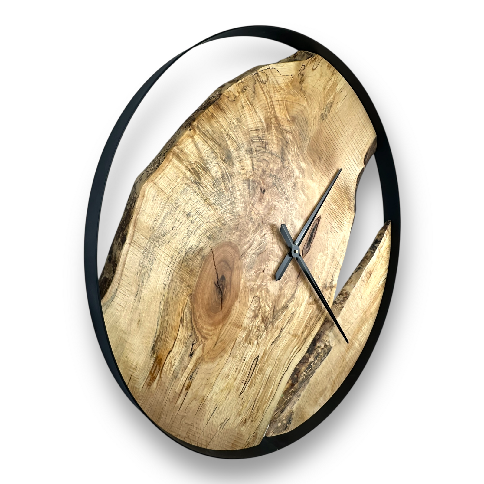 Hard Maple Handmade Wall Clock – 32" Diameter No.3204