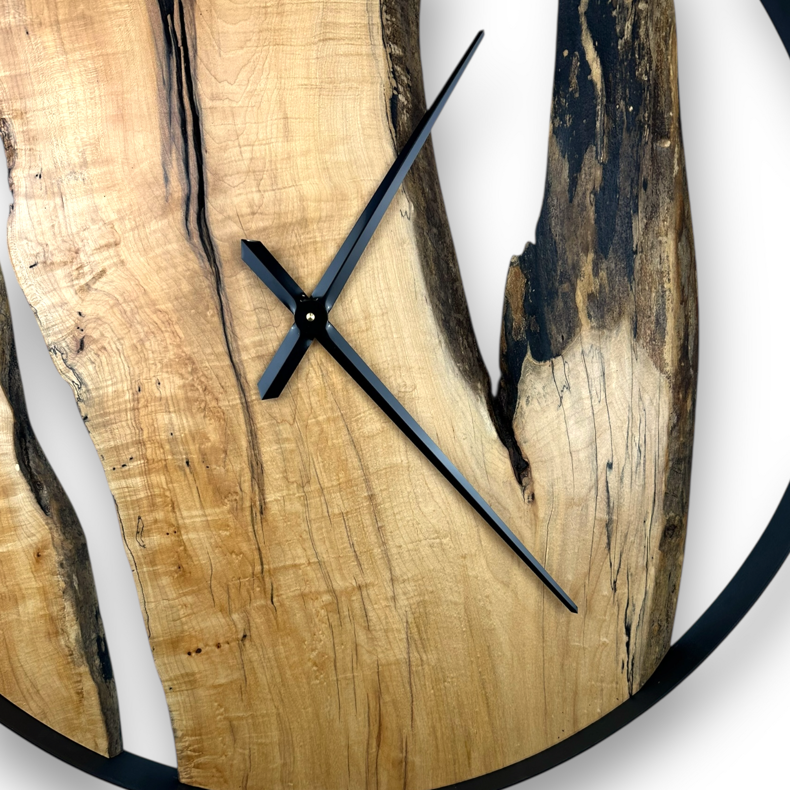 Hard Maple Handmade Wall Clock – 32" Diameter No.3205