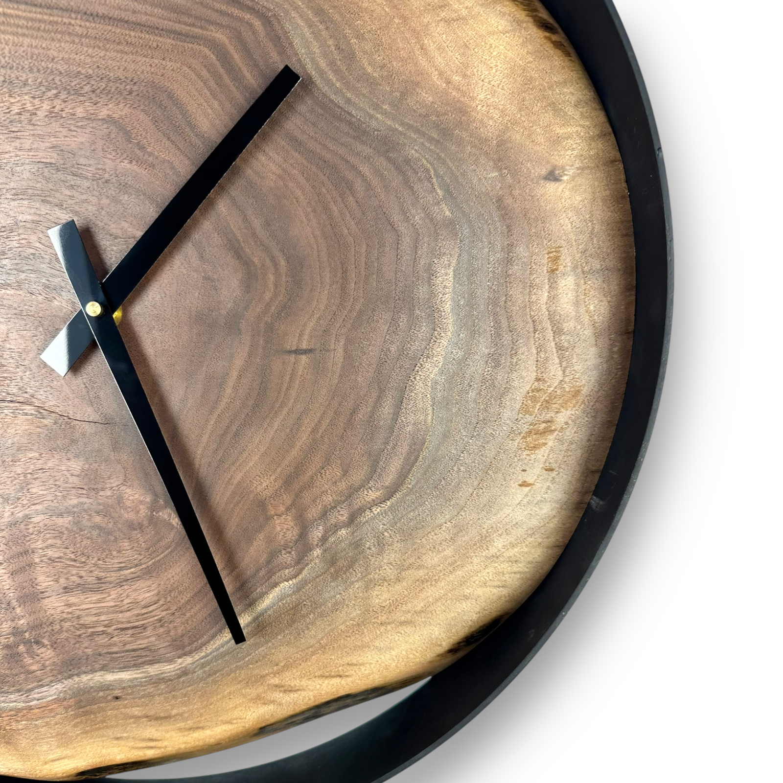 Black Walnut Wall Clock – 18" Diameter No. 1811