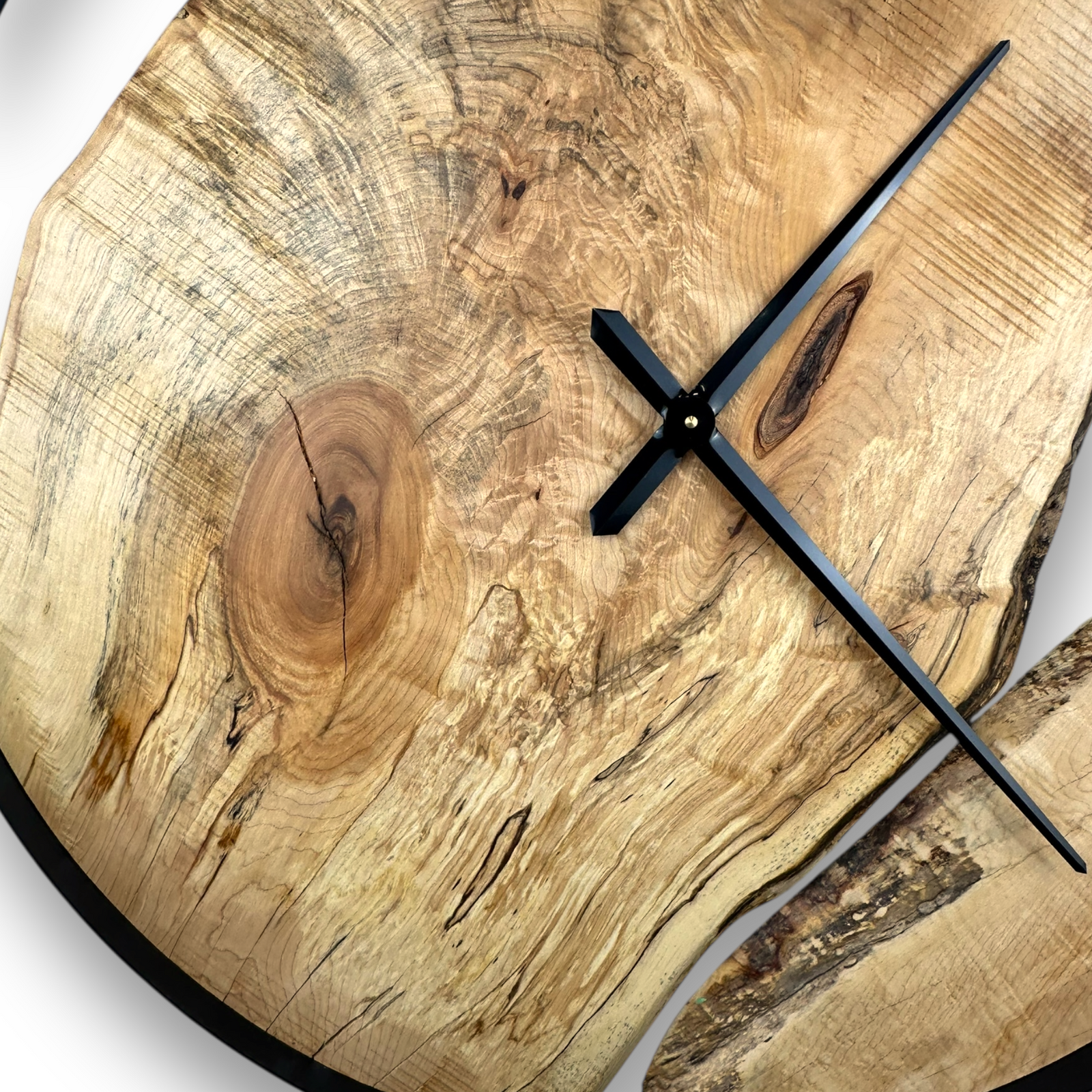 Hard Maple Handmade Wall Clock – 32" Diameter No.3204