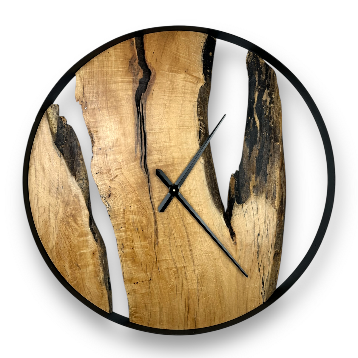 Hard Maple Handmade Wall Clock – 32&quot; Diameter No.3205
