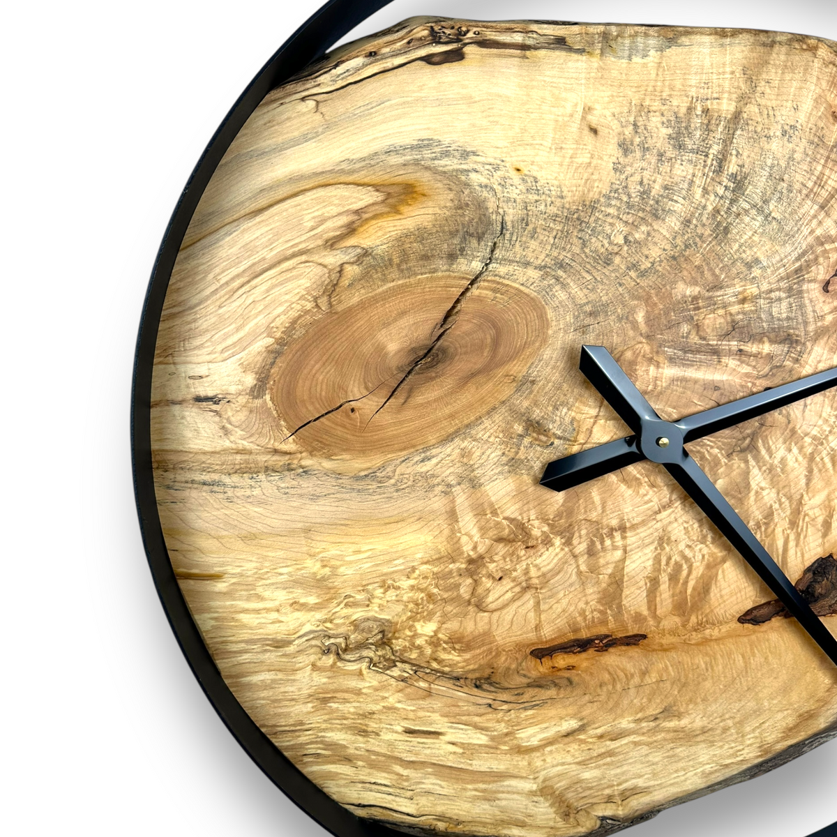 Hard Maple Wall Clock – 24" Diameter  No.2406