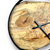 Hard Maple Wall Clock – 24" Diameter  No.2406