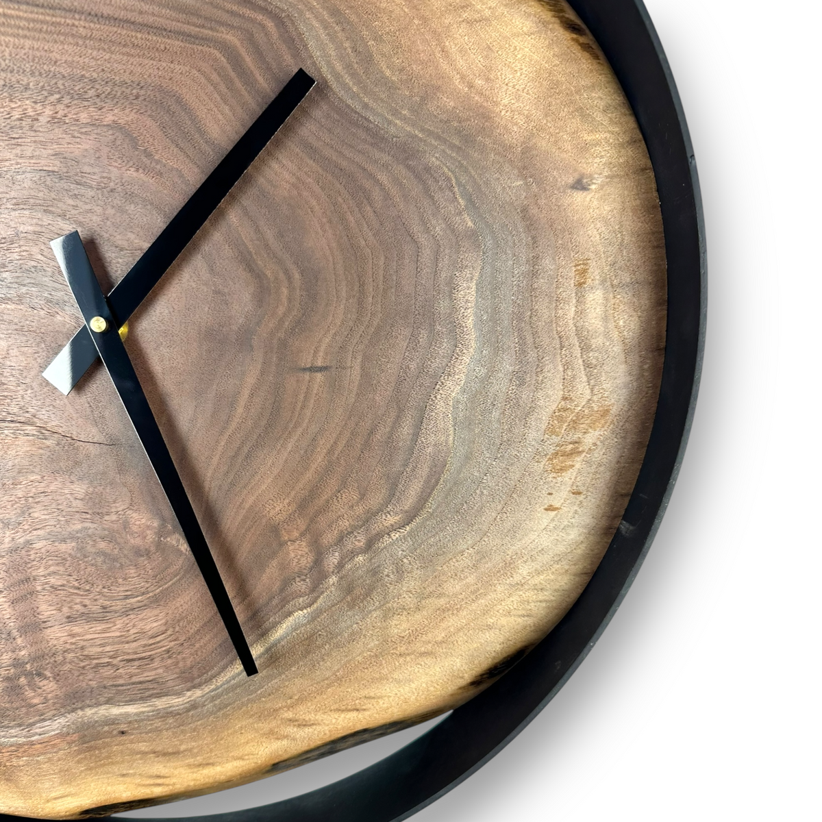 Black Walnut Wall Clock – 18" Diameter No. 1811