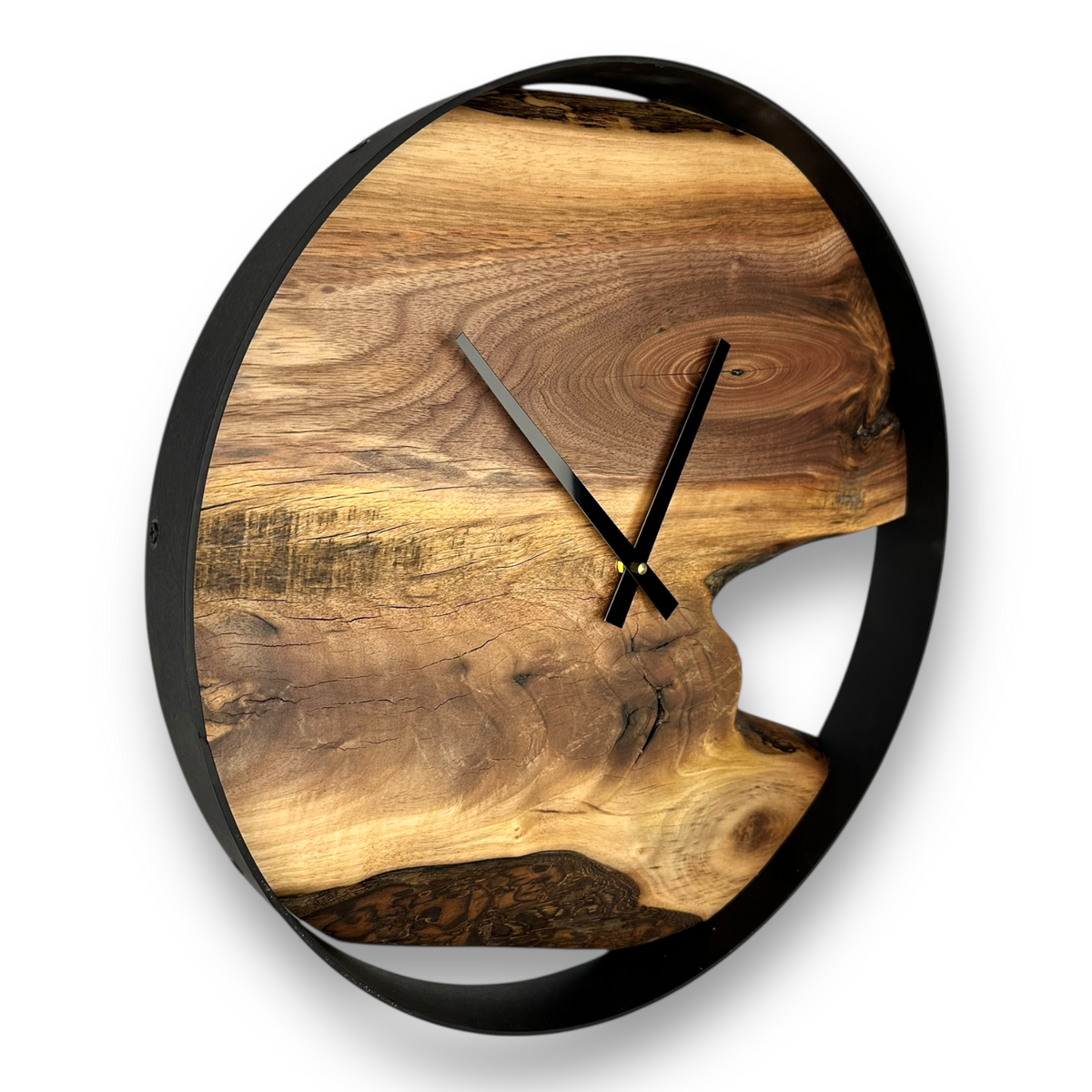 Black Walnut Wall Clock – 18" Diameter - No.1812