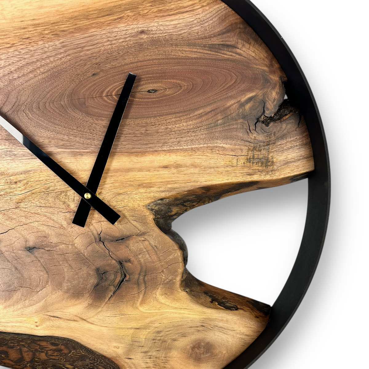 Black Walnut Wall Clock – 18" Diameter - No.1812