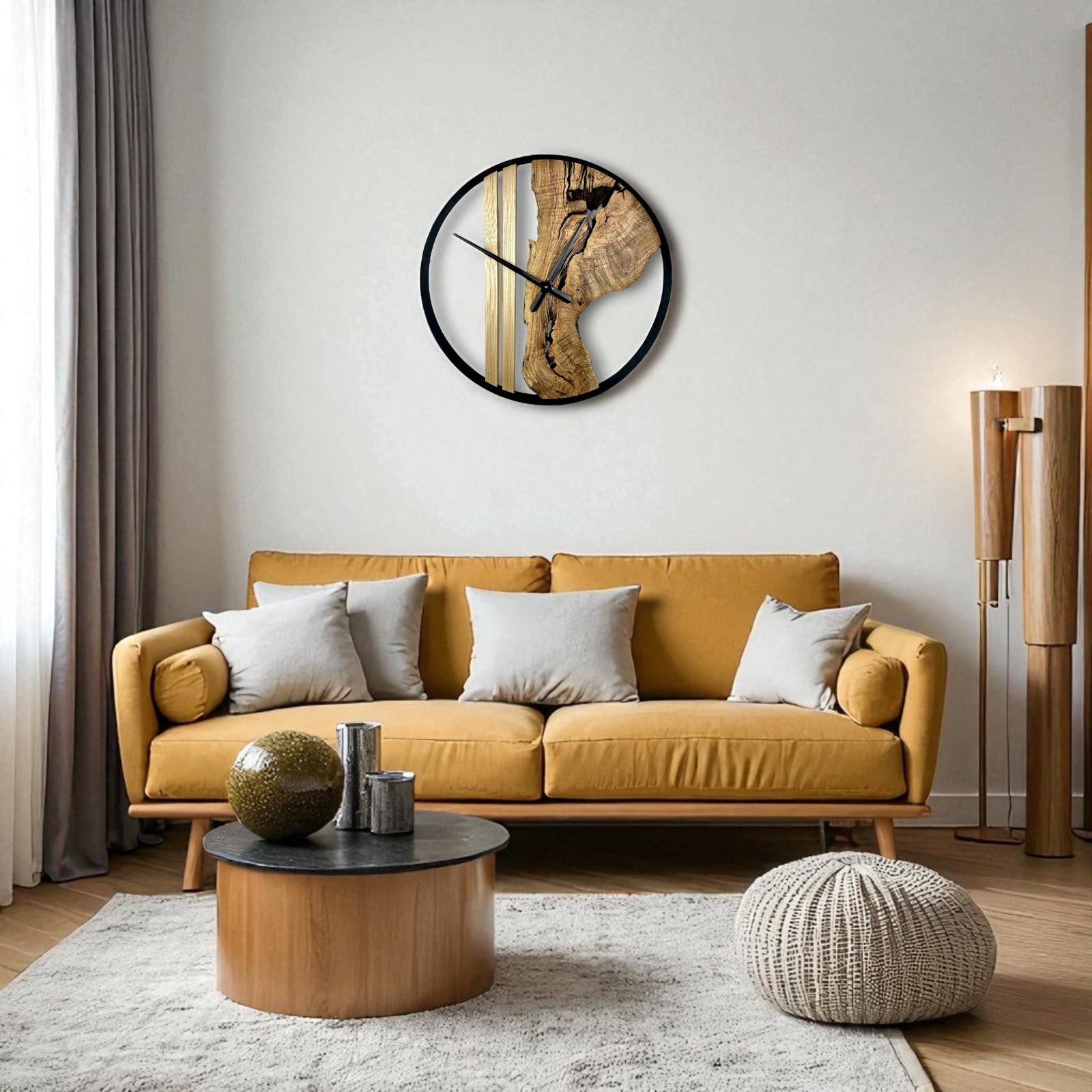 Ash Wall Clock – 24" Diameter  No.2402