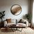 Black Walnut Handmade Wall Clock – 32" Diameter No.3201