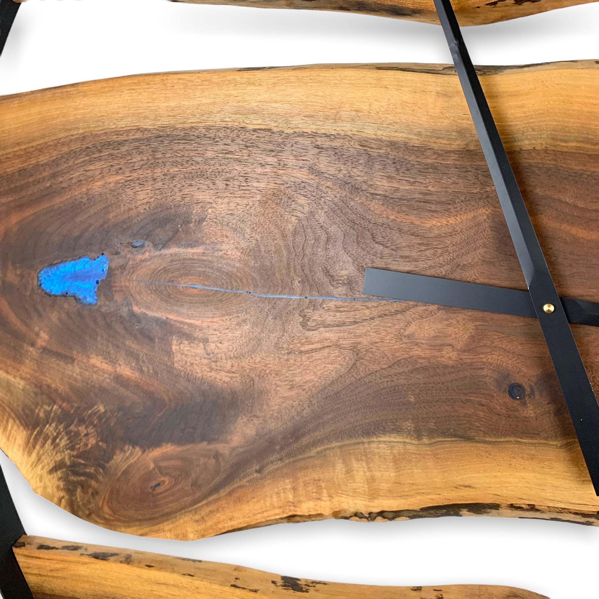 42" Wooden Wall Clock handmade from Black Walnut - CL240
