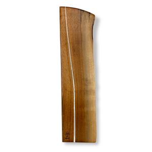 Black Walnut - Charcuterie Board with Epoxy Resin Inlay 22"x6.5"