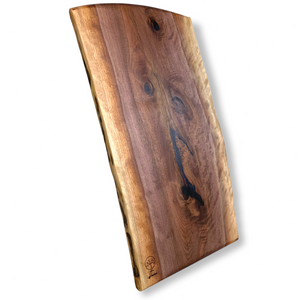Black Walnut - Charcuterie Board with Epoxy Resin Inlay 18"x10.5"