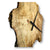 20" X 21" Wooden Wall Clock handmade from Box Elder Burl - CL227