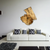 44" Wooden Wall Clock handmade from Spalted Maple Burl - CL228