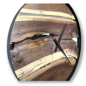 32" Wooden Wall Clock handmade from Black Walnut - CL229