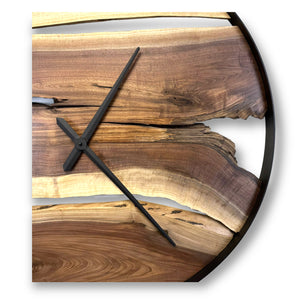 32" Wooden Wall Clock handmade from Black Walnut - CL229